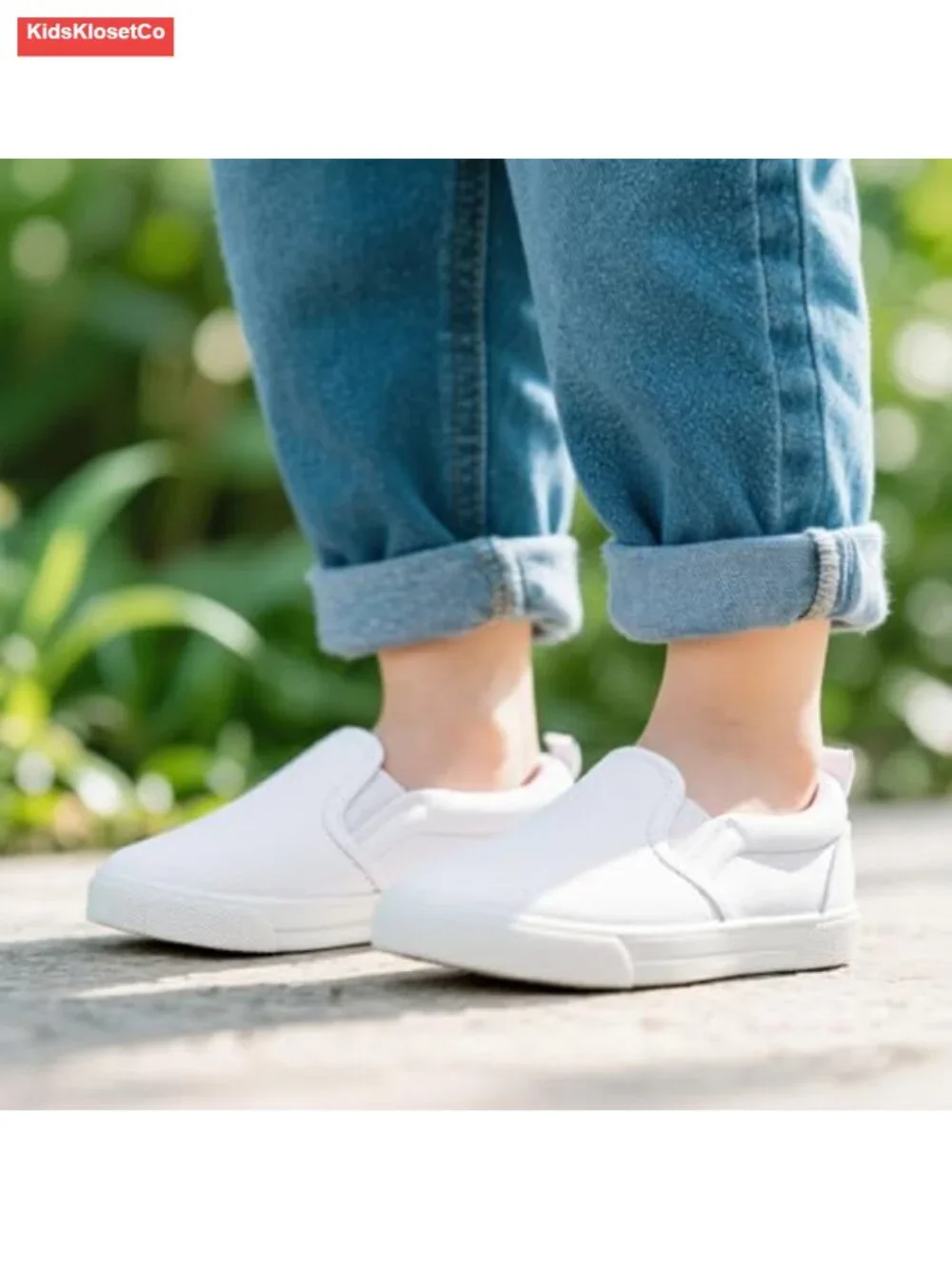 Canvas T-Strap Slip-On Sneakers Soft Sole Non-Slip Toddler Boys Girls